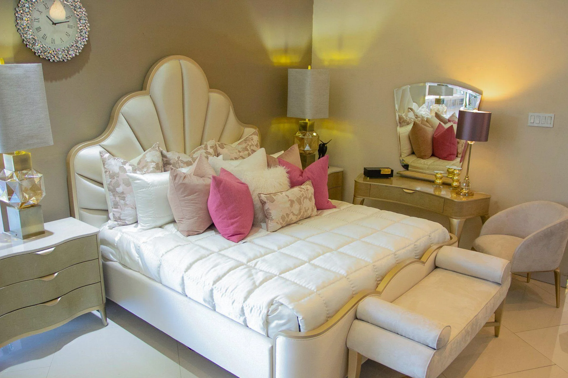 Malibu Crest Luxury Bedroom by Michael Amini