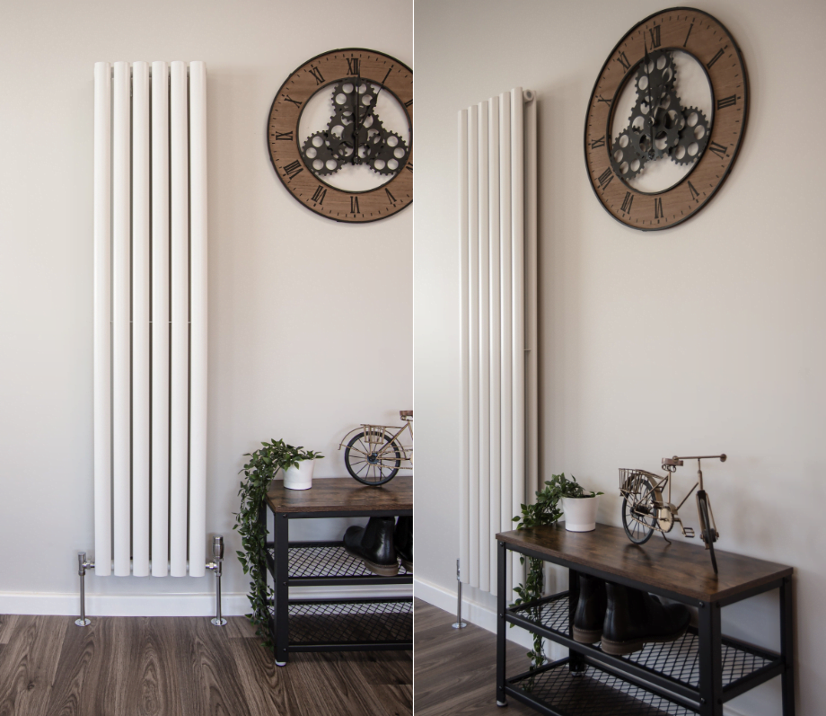Installing Double Vertical Radiators in Unusual Spaces Tips and Tricks